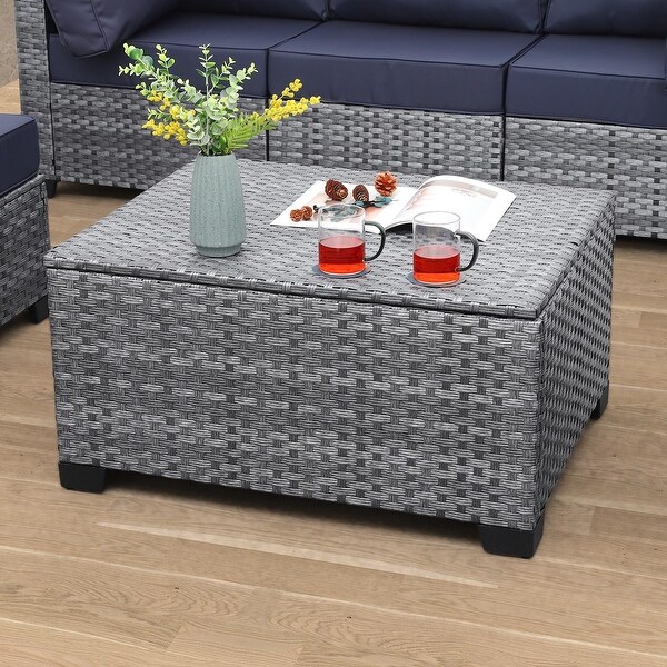 Outdoor PE Wicker Coffee Table