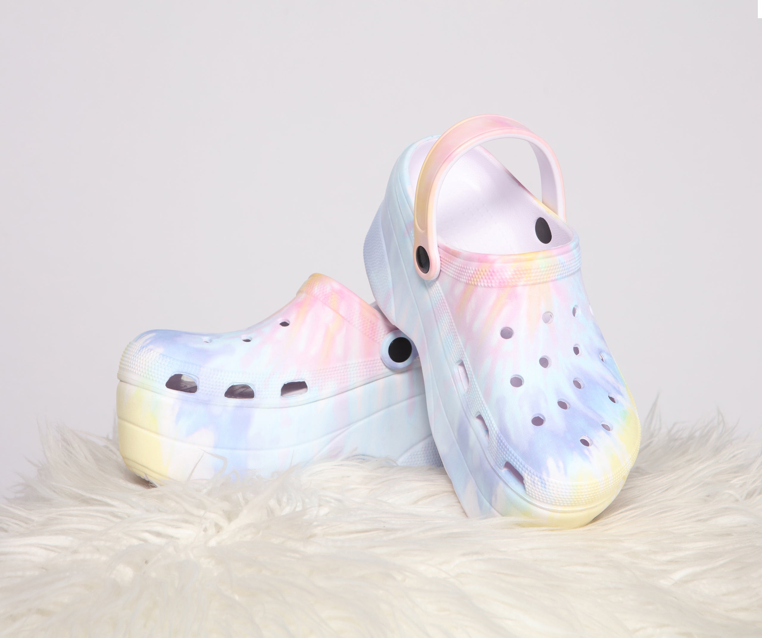 Tie Dye Slip On Foam Shoes