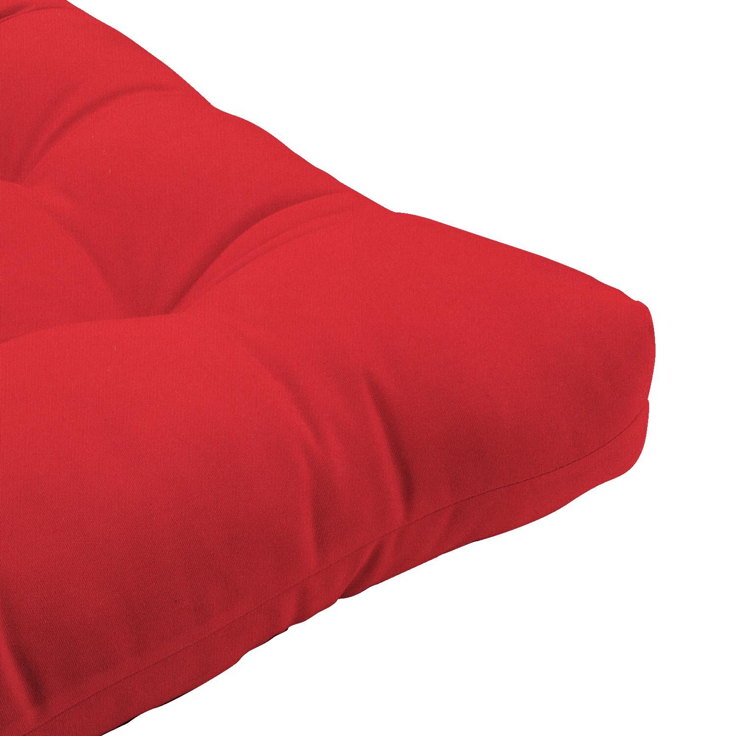 Sunbrella Canvas Jockey Red Long Outdoor Replacement Chaise Lounge Cushion By Signature