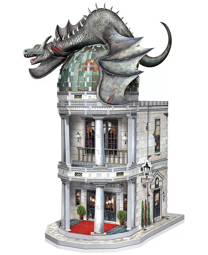 University Games Wrebbit Harry Potter Diagon Alley Collection Gringotts Bank 3D Puzzle  300 Pieces