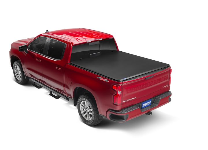 Tonno Pro | Tonno Fold， Soft Folding Truck Bed Tonneau Cover | 42-116 | Fits 2019 - 2021 Chevy/GMC Silverado/Sierra， works w/ MultiPro/Flex tailgate (w/o factory side storage boxes) 5' 10