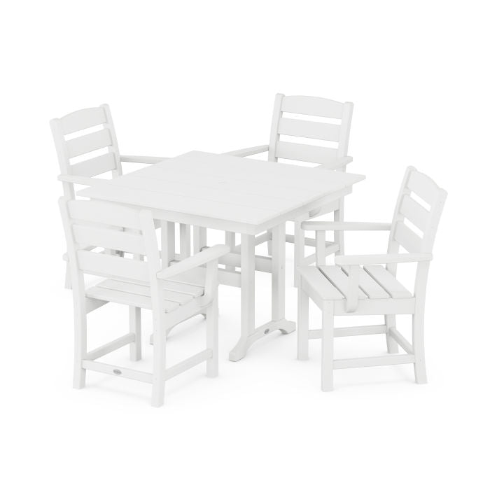 Polywood Lakeside 5-Piece Farmhouse Dining Set PWS1149-1