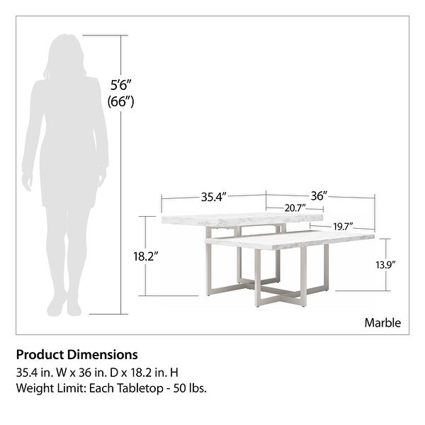 CosmoLiving by Cosmopolitan Brielle Coffee Table