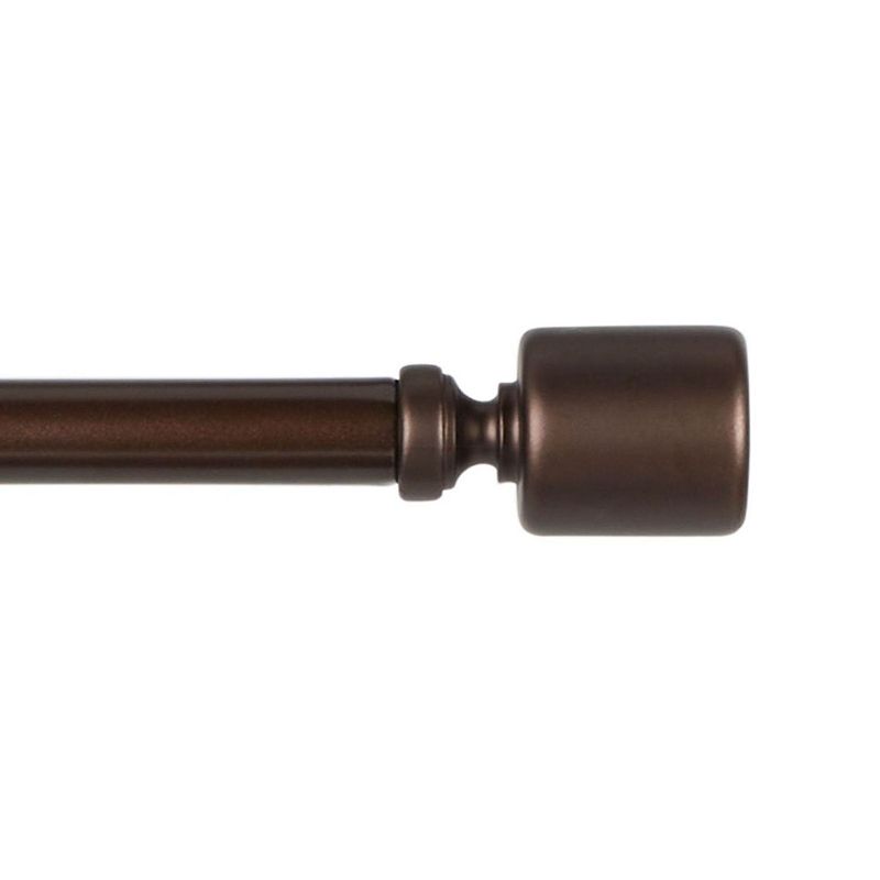 Exclusive Home Rino 1 Window Curtain Rod and Finial Set