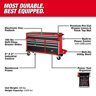 MW High Capacity 56 in. 18-Drawer Tool Chest and Cabinet Combo 48-22-8556