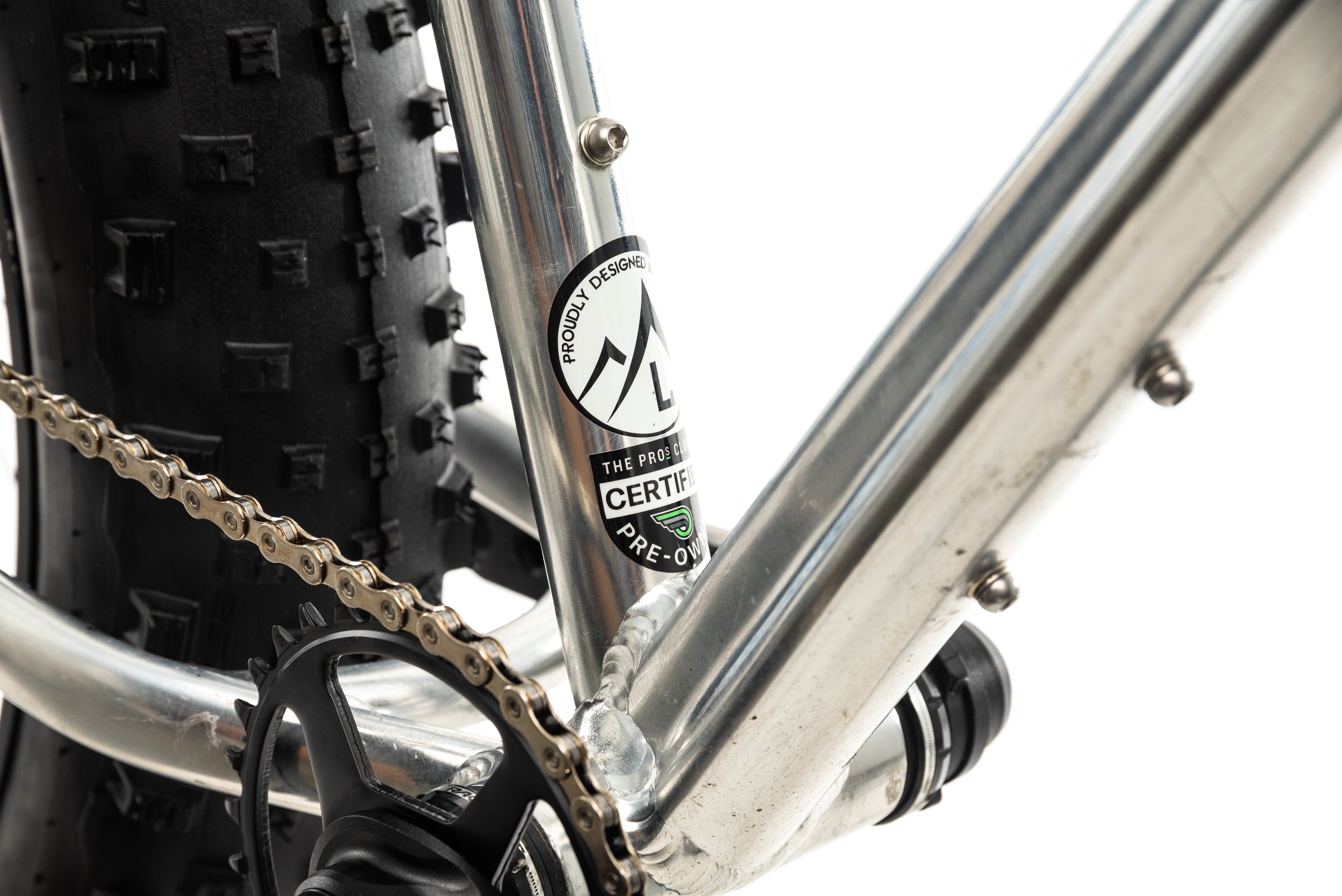 9:Zero:7 Whiteout AL Fat Bike - Large