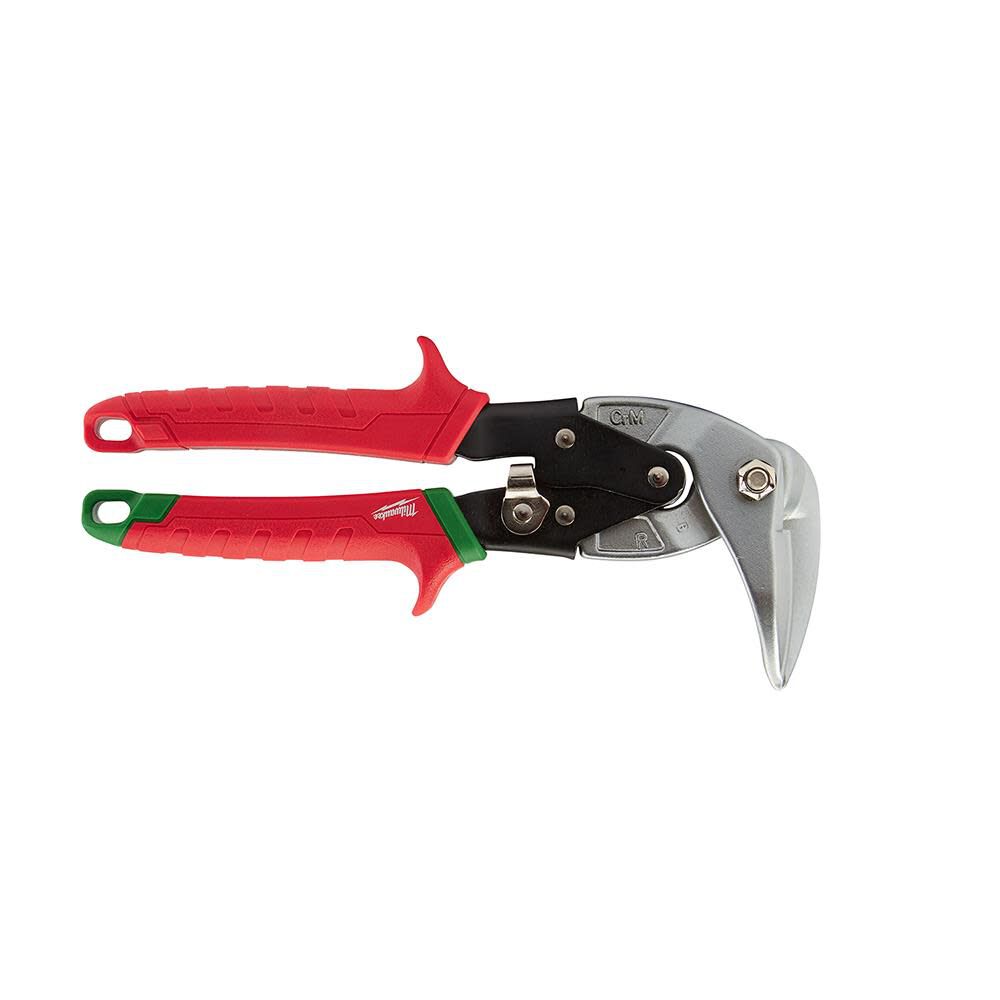 Milwaukee Right Cutting Upright Aviation Snips 48-22-4521 from Milwaukee