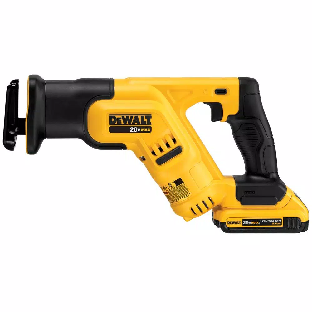 DEWALT 20-Volt MAX Cordless Compact Reciprocating Saw with (1) 20-Volt Battery 2.0Ah， (1) 20-Volt Battery 5.0Ah and Charger and#8211; XDC Depot