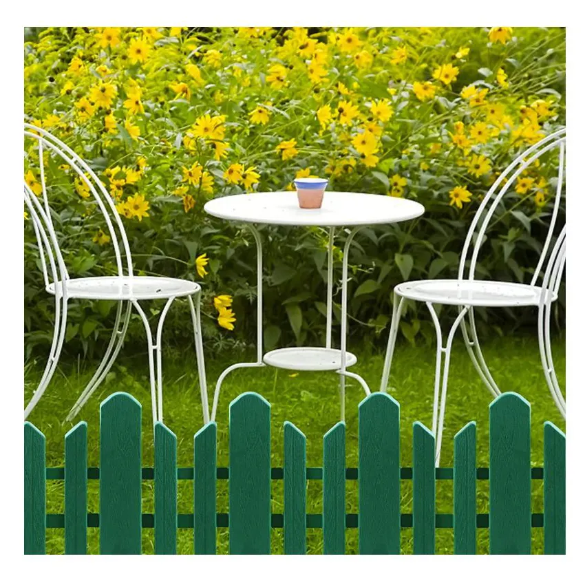 Home Garden Border Edg  Plastic PP Outdoor Small Tree Flower Fence Set Lawn Landscape Interlocking Border Edgings/