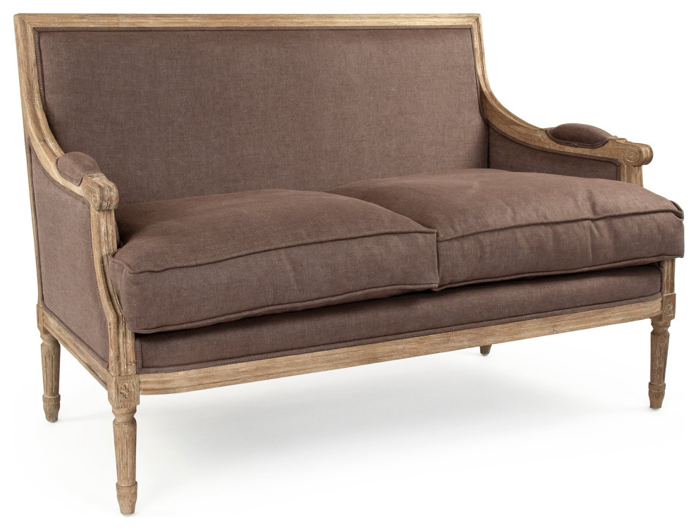 Louis Settee   French Country   Loveseats   by Hudson Home Decor  Houzz