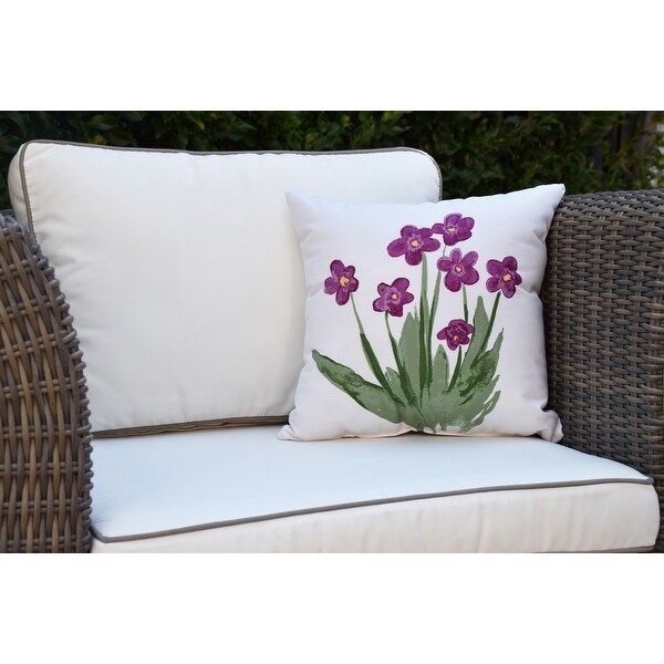 16 x 16 inch Pretty Little Flower Outdoor Pillow