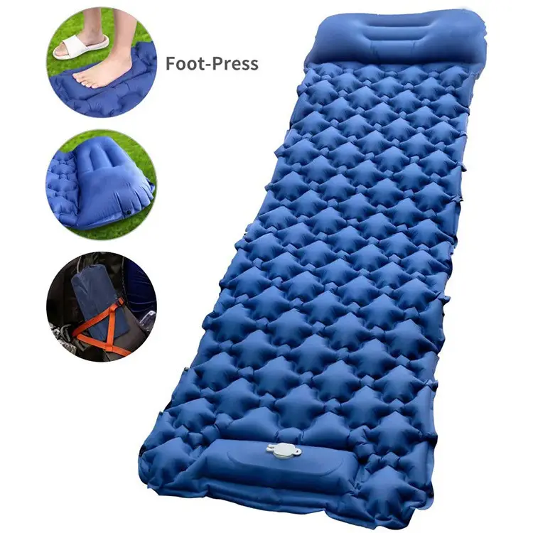 Ultralight Outdoor Lightest Tpu Light Weight Air Mattress Inflatable Camping Sleeping Bed