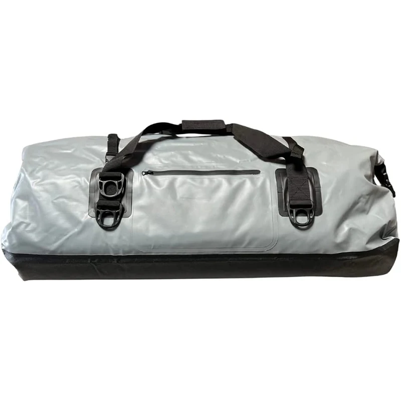 Durable Waterproof PVC Tarpaulin Travel Bag Gym Sports Duffle Bag Luggage Travel Bags For Men Women