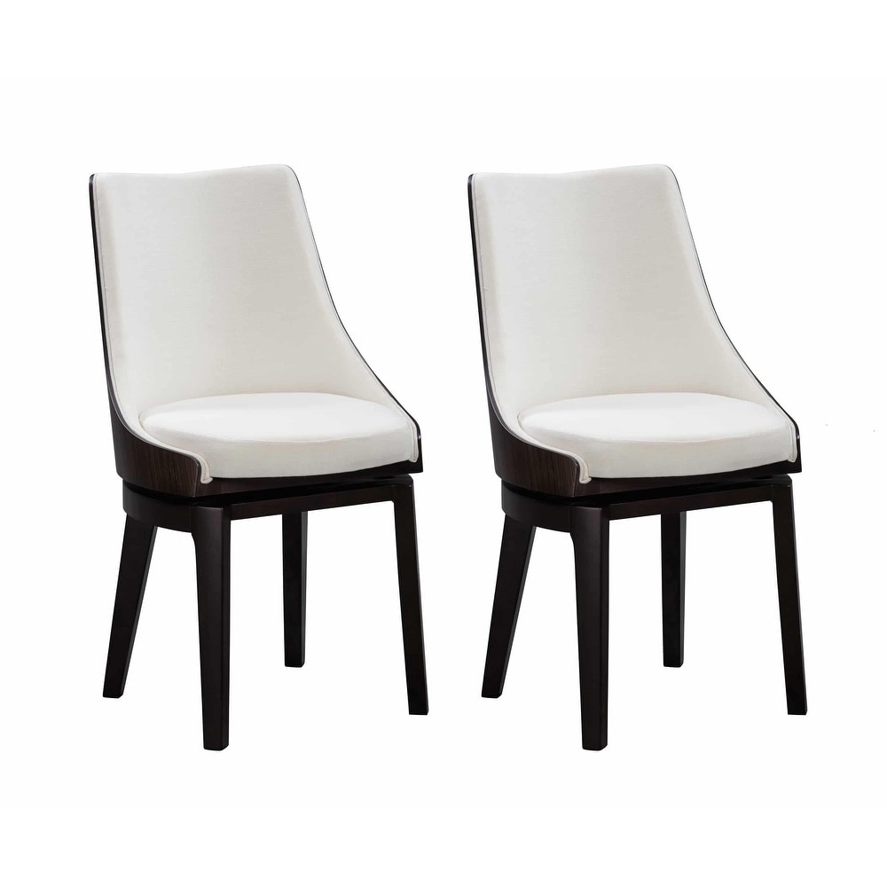 Orleans Swivel High Back Dining Chairs   Set of 2