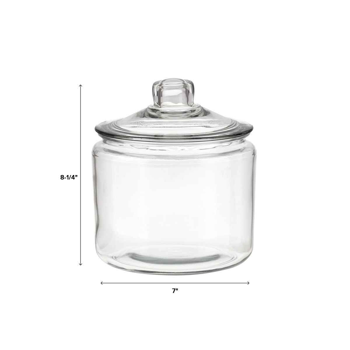 Anchor Hocking Glass Canisters with Glass Lids