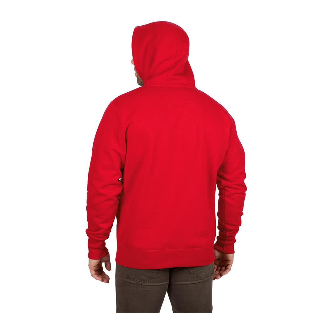 Heavy Duty Red Pullover Hoodie ; 3X