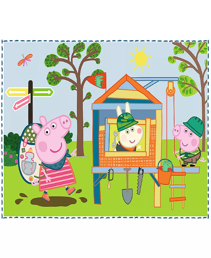 Trefl Peppa Pig 4 in 1 12  20  24  15 Piece Puzzle