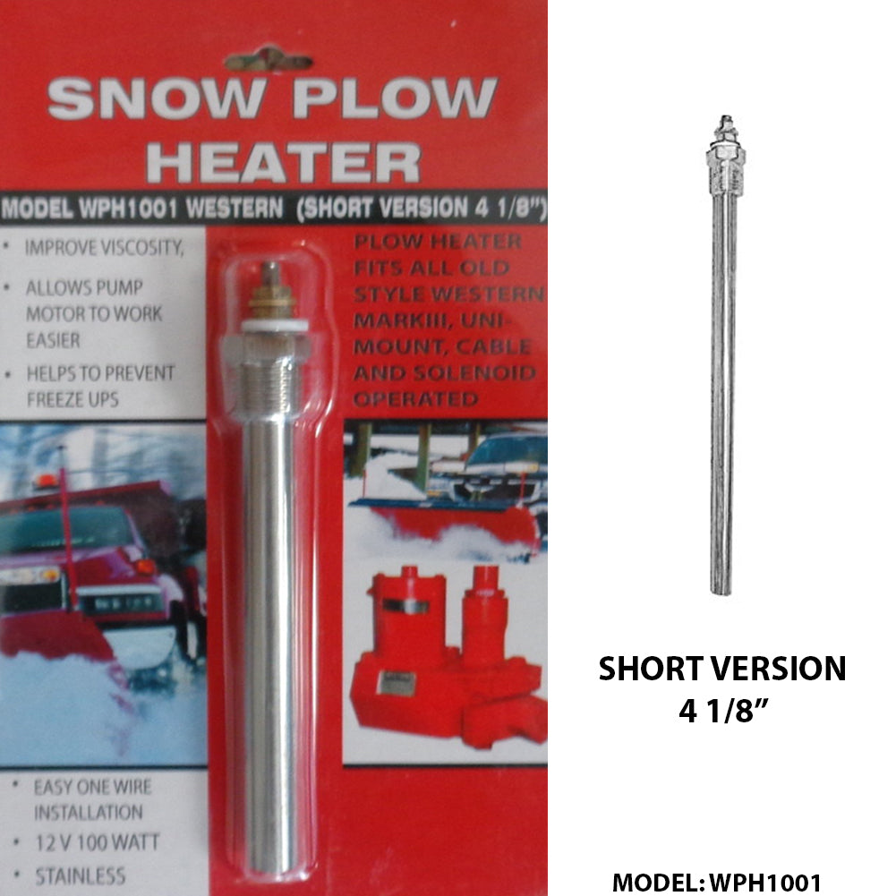 Combined Manufacturing Western Snow Plow Heater – Improve Oil Viscosity in Extreme Cold  (4 1/8”)