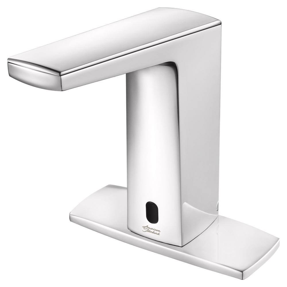 American Standard Paradigm Selectronic Base Model AC Powered Single Hole Touchless Bathroom Faucet with 0.5 GPM in Polished Chrome 702B105.002