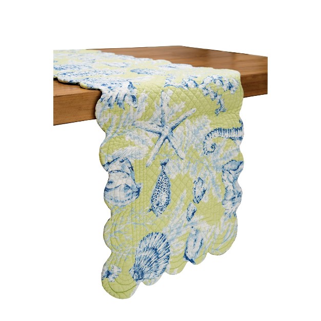 C amp f Home Fenwick Isle Quilted Table Runner