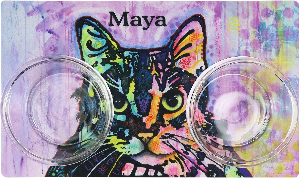 Drymate Dean Russo Maya Personalized Cat Placemat