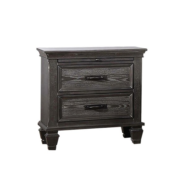 Capistrano Weathered Sage 3-piece Bedroom Set with 2 Nightstands - - 35210909