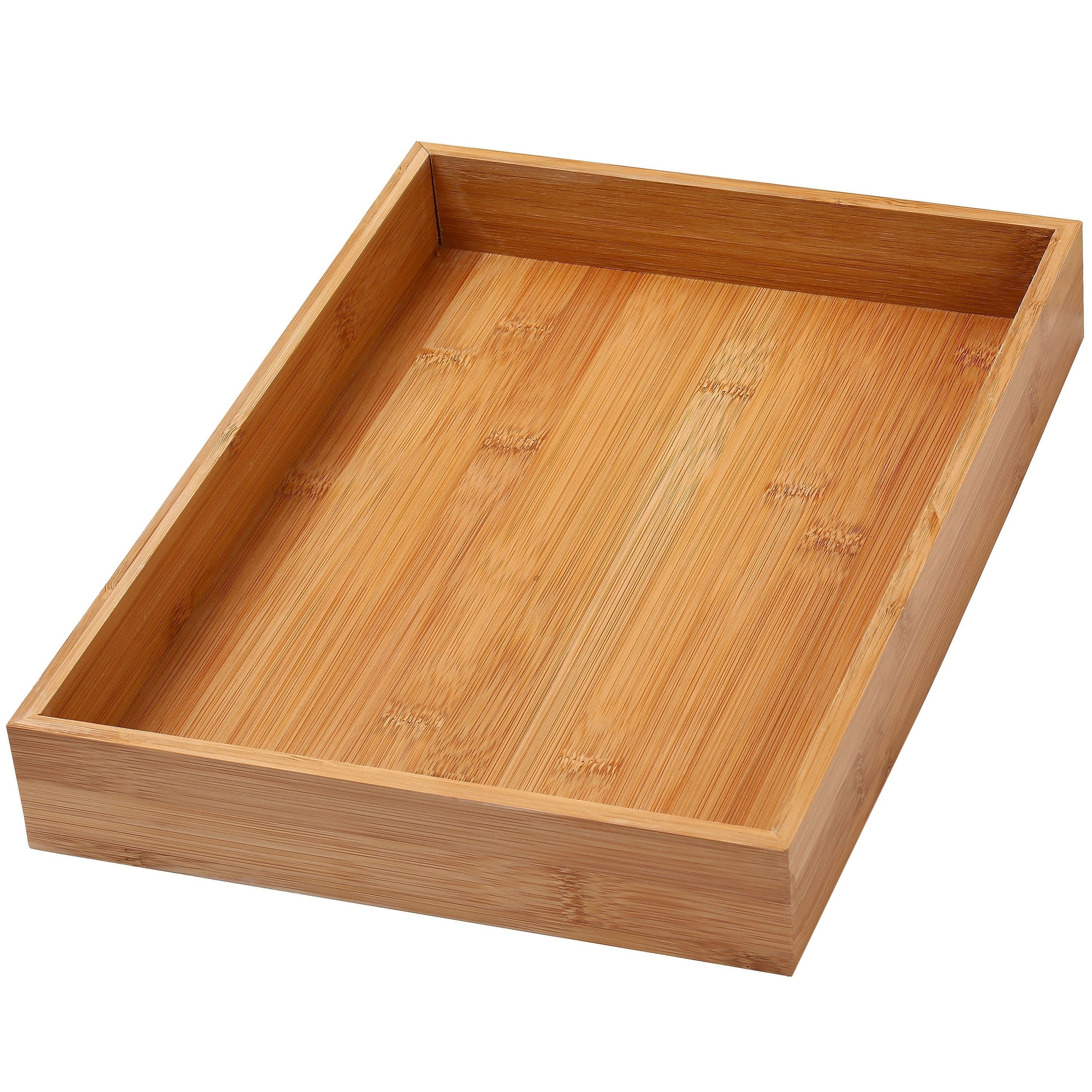 YBM Home Bamboo Kitchen Drawer Organizer Storage Box