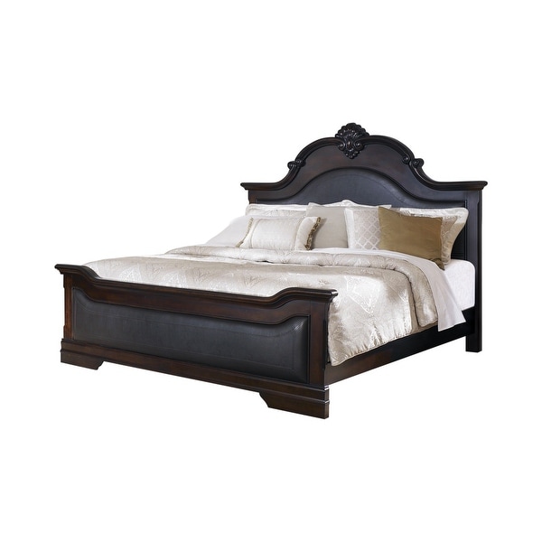 Cassandra Traditional Dark Brown 5-piece Bedroom Set - - 33987861