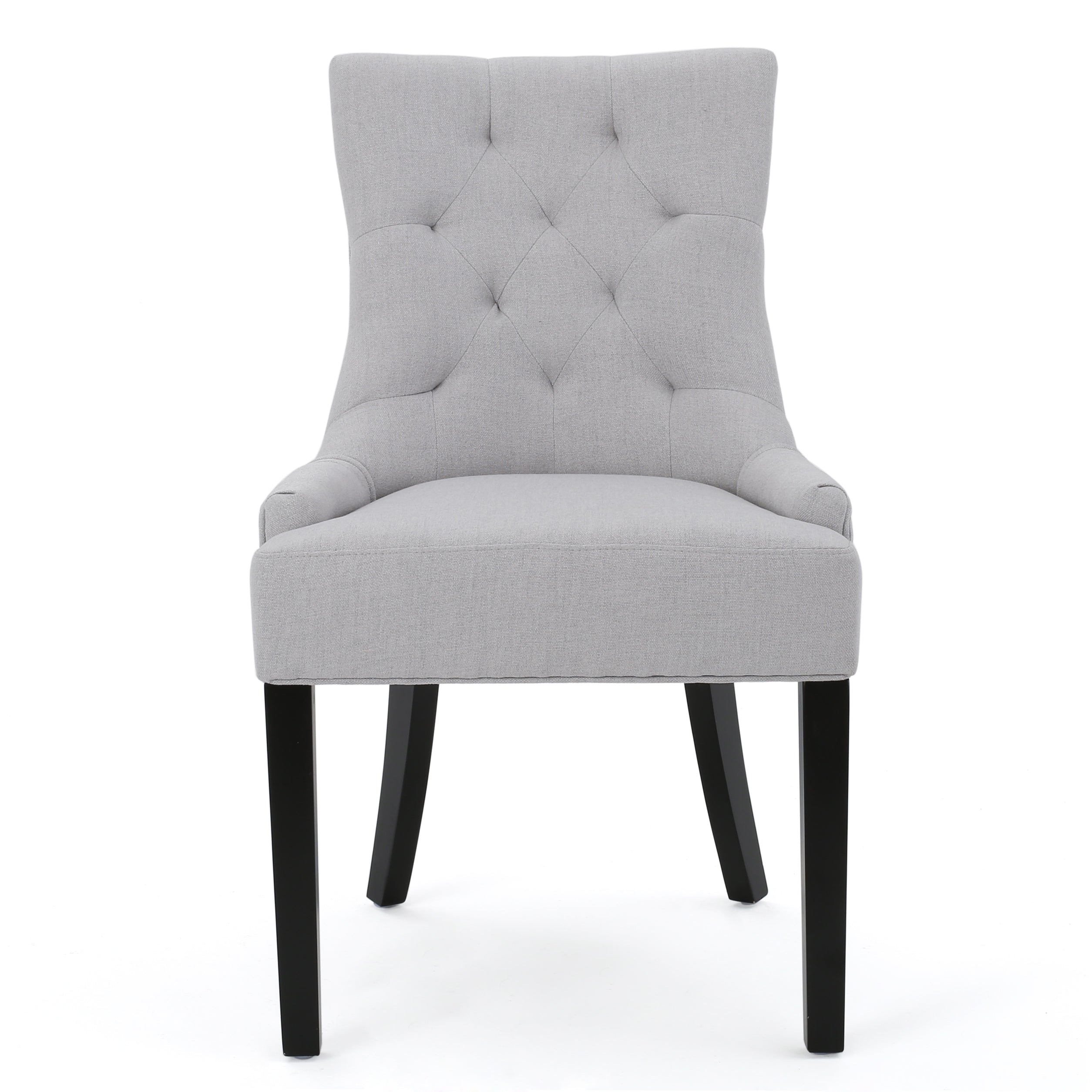 Stacy Tufted Fabric Dining Chairs (Set of 2)