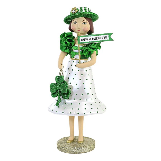 Heather Myers Mckenna One Figurine 10 5 Inches St Patrick x27 s Day 55504 Polyresin Green