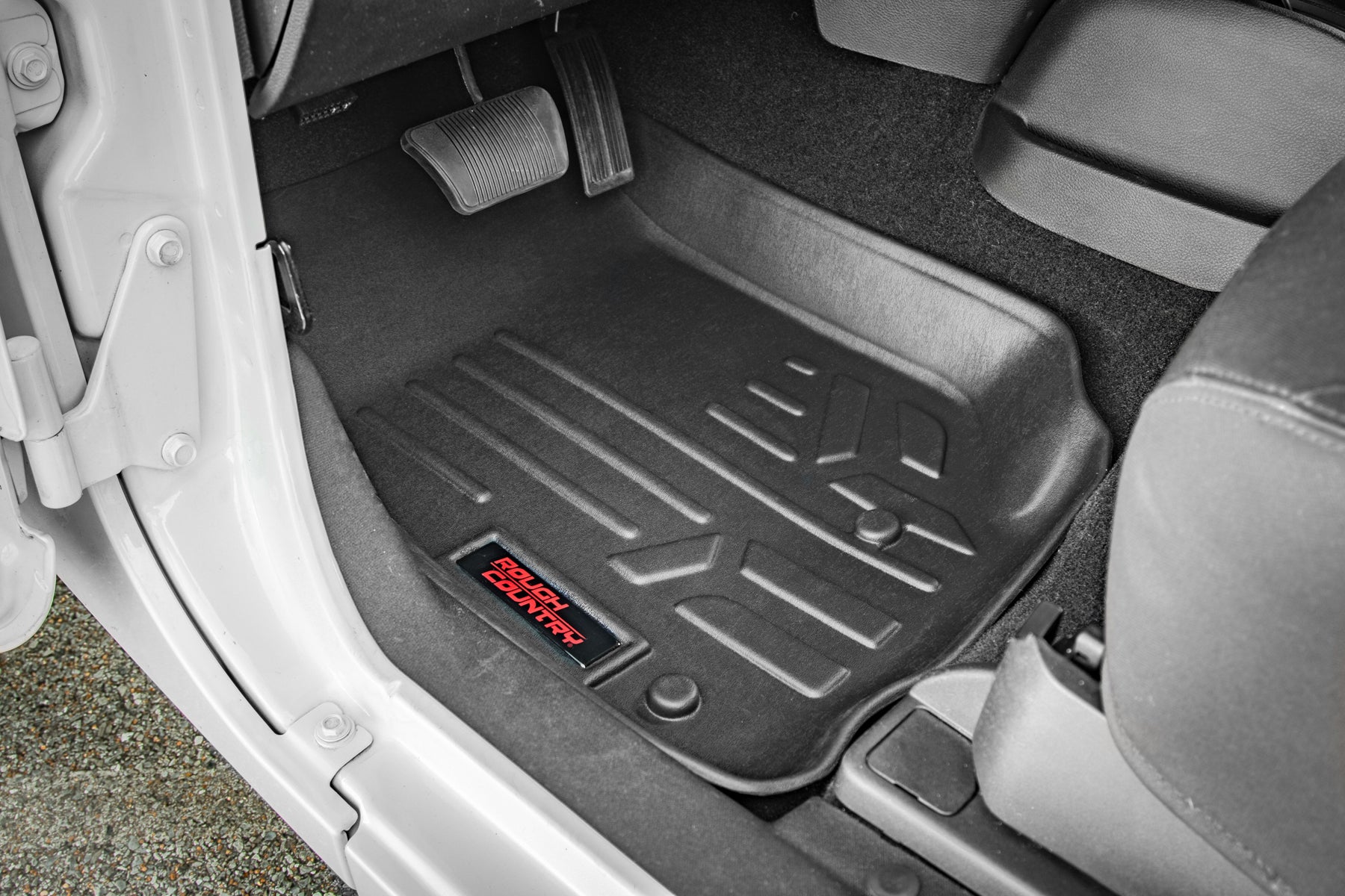 Rough Country Rear Cargo Mat for 2015-2018 Jeep Wrangler JK Unlimited - M-6155