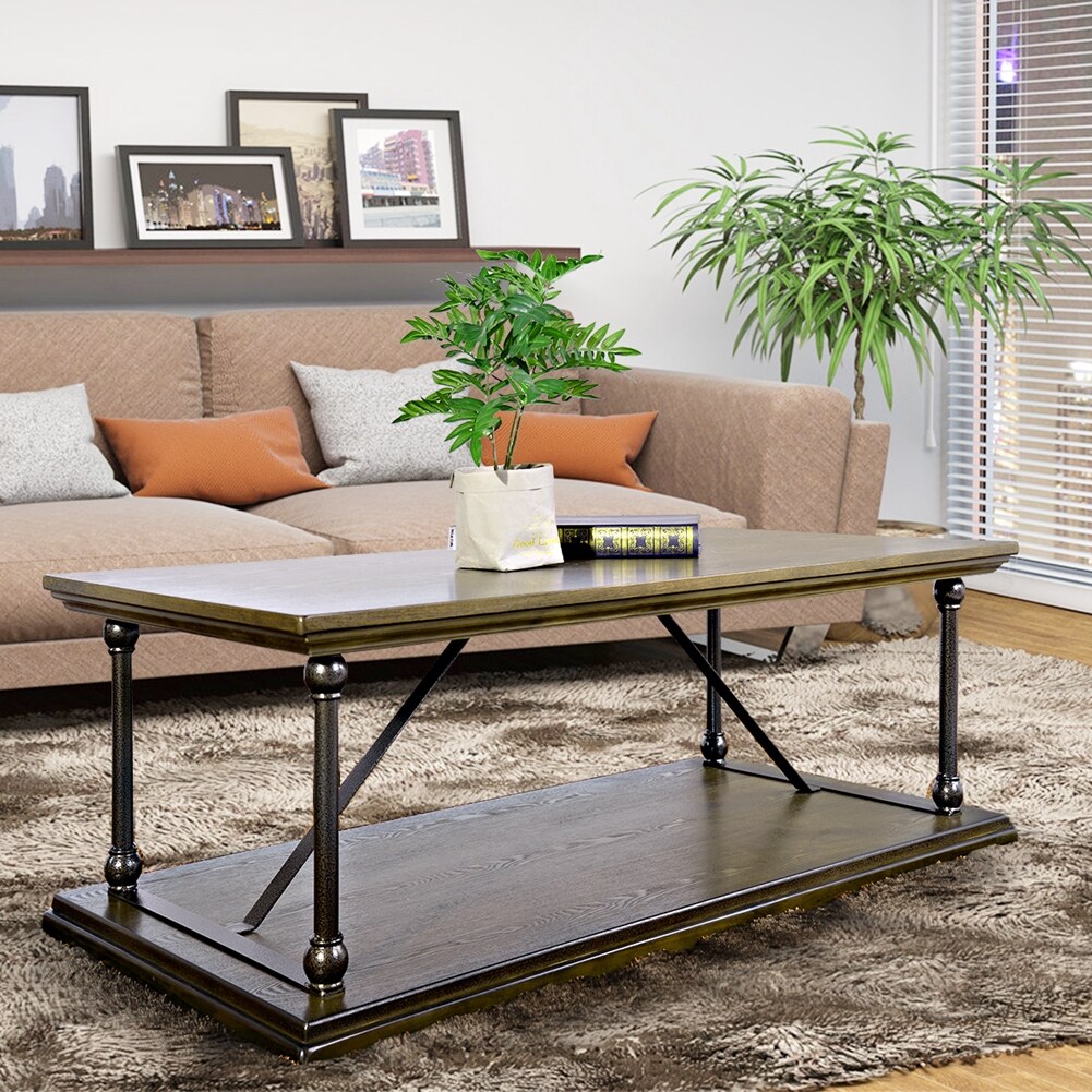 Coffee Table with storage and 4 Legs