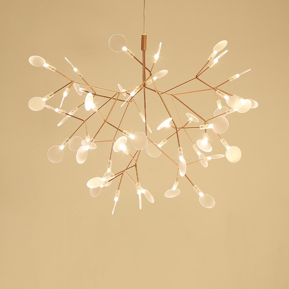 Rose Gold Firefly LED Chandelier