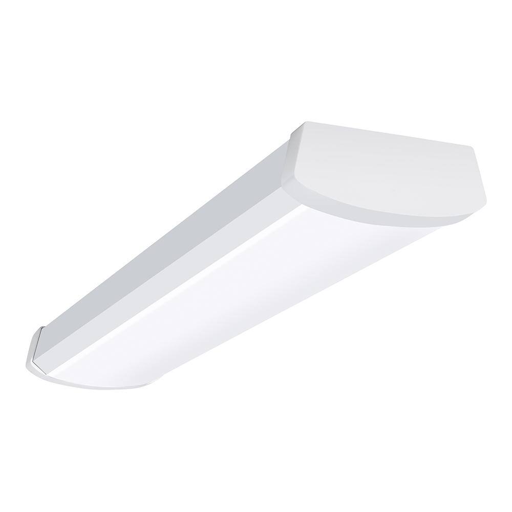 Metalux 2 ft. 2100 Lumens Integrated LED Dimmable White Wraparound Light 4000K 2NW20C3R