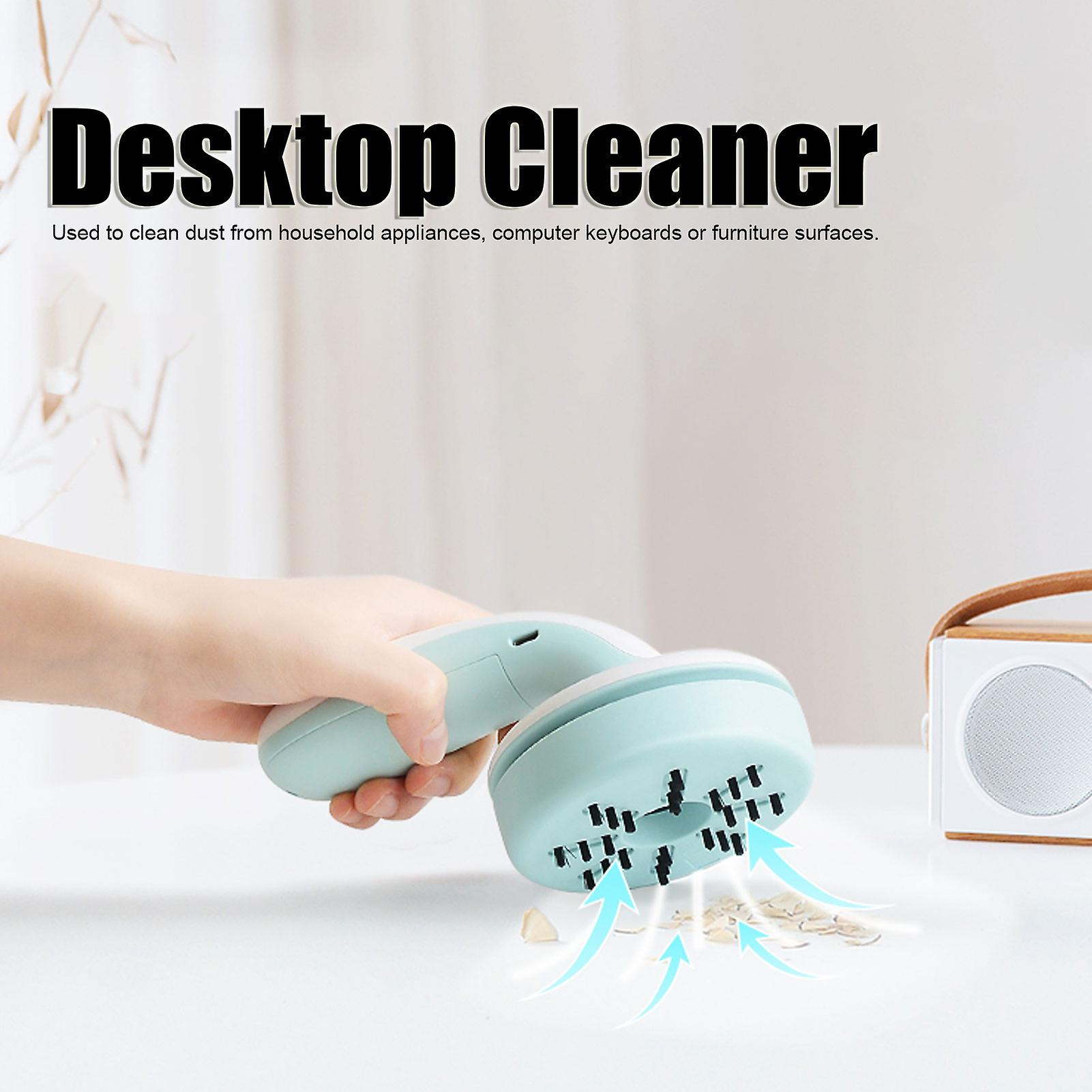 C500 Mini Desk Cleaner， Rechargeable Handheld Desk Cleaner Hair Dust Cleaner For Home[blue ]