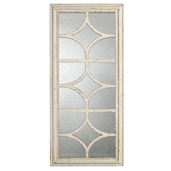 24 x 60 Distressed White Floor Mirror  Full Body...