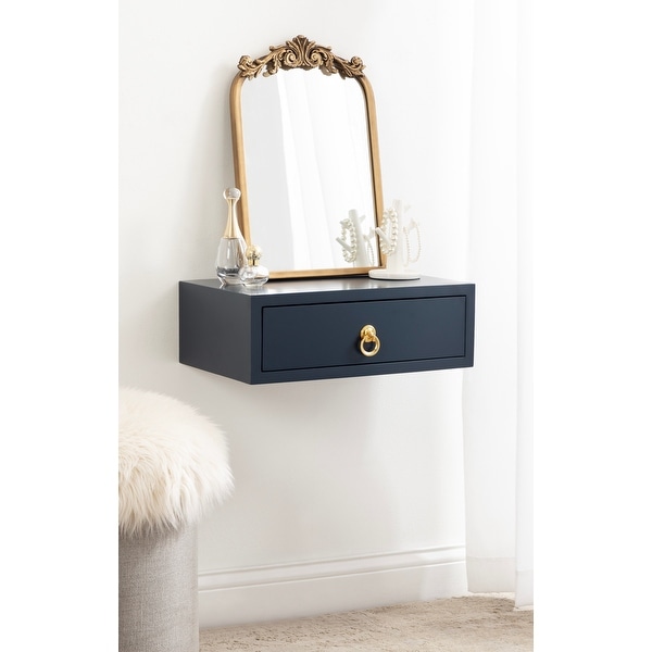 Kate and Laurel Decklyn Floating Side Table with Drawer