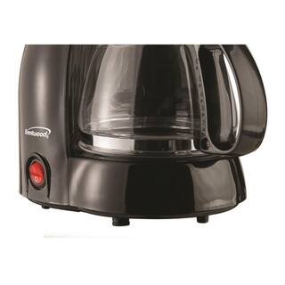 Brentwood 4-Cup Black Coffee Maker TS-213BK