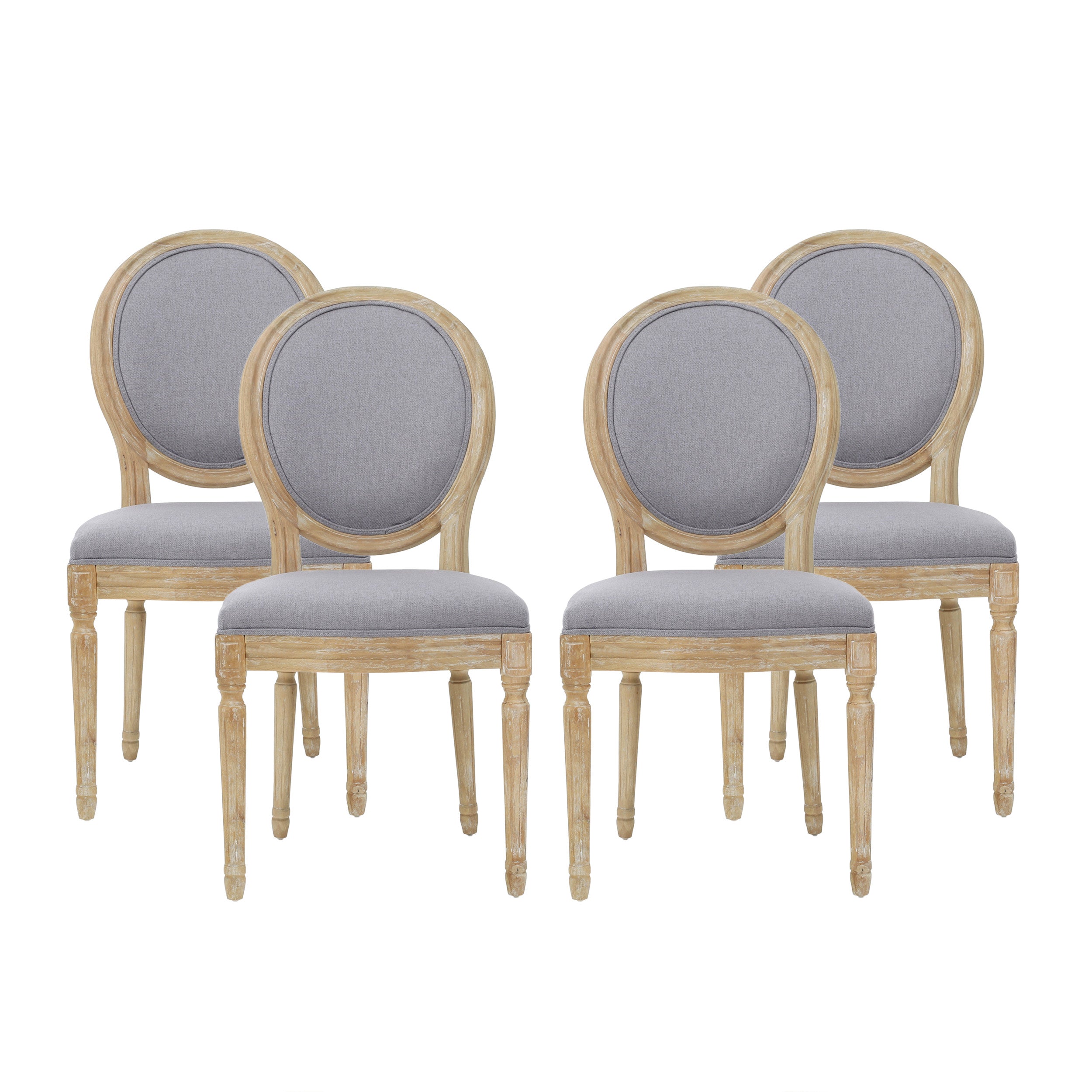 Lariya French Country Dining Chairs (Set of 4)