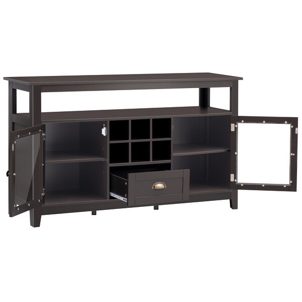 Modern Console Table With Multiple Small Storage Spaces