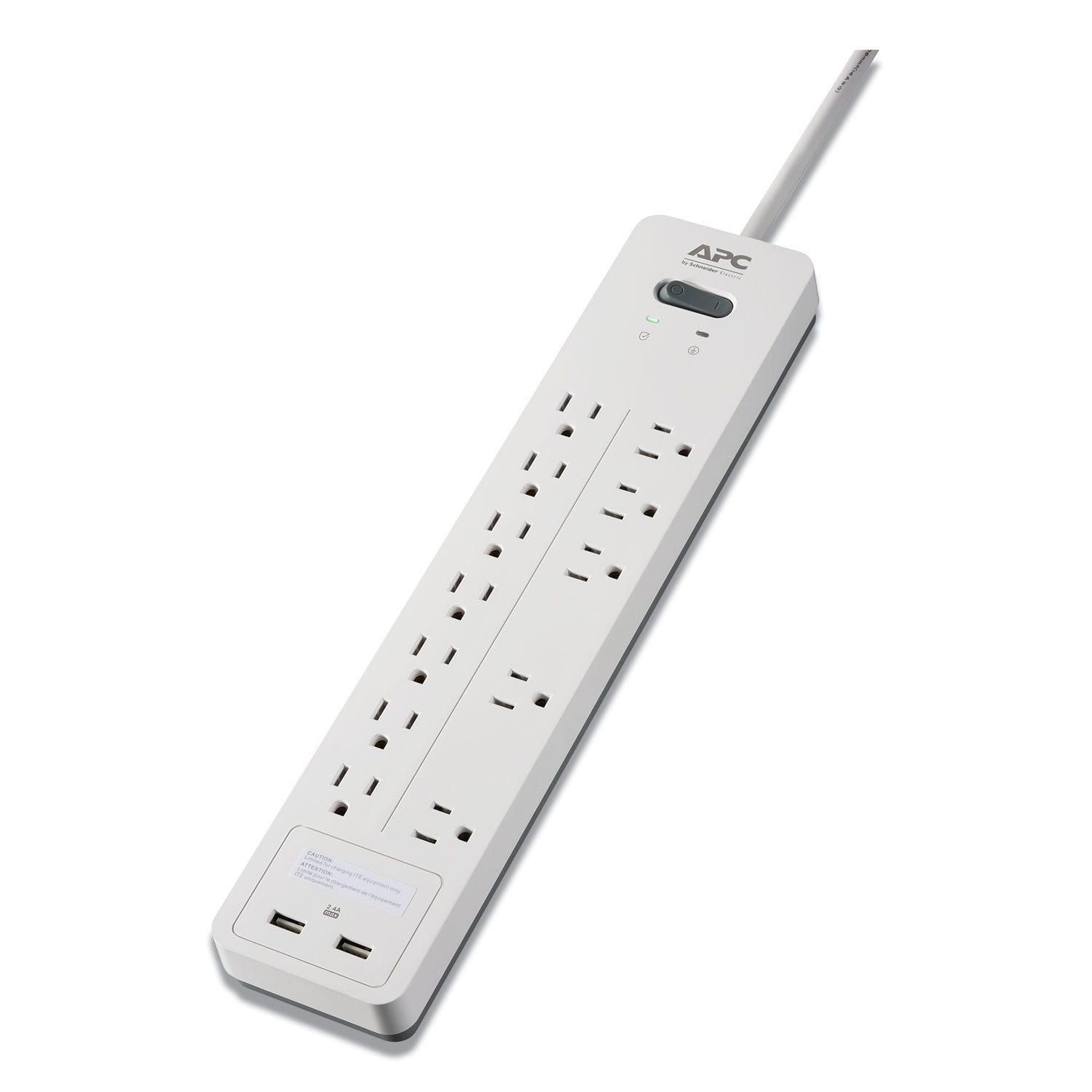 Home Office SurgeArrest Power Surge Protector by APCandreg; SEUPH12U2W