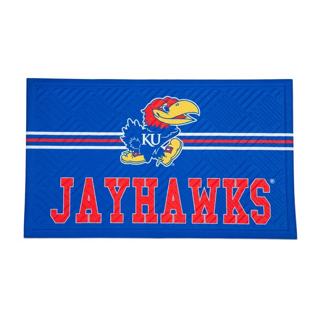 Embossed Mat Cross Hatch University Of Kansas