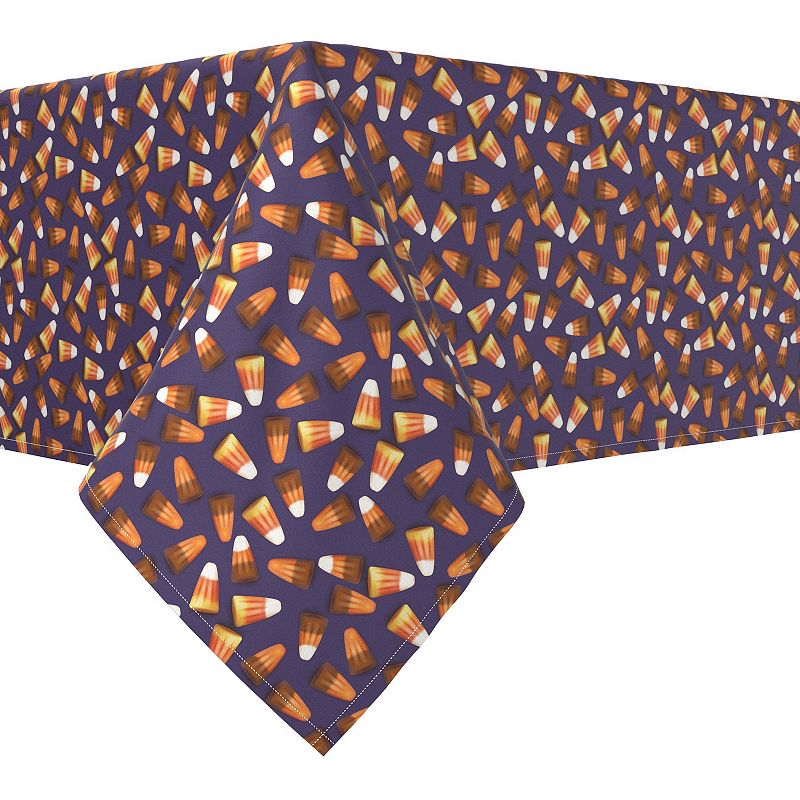 Rectangular Tablecloth， 100% Polyester， 60x104， 3D Candy Corn