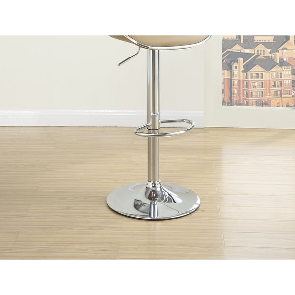 Faux Leather PVC Bar Stool Counter Height Chairs