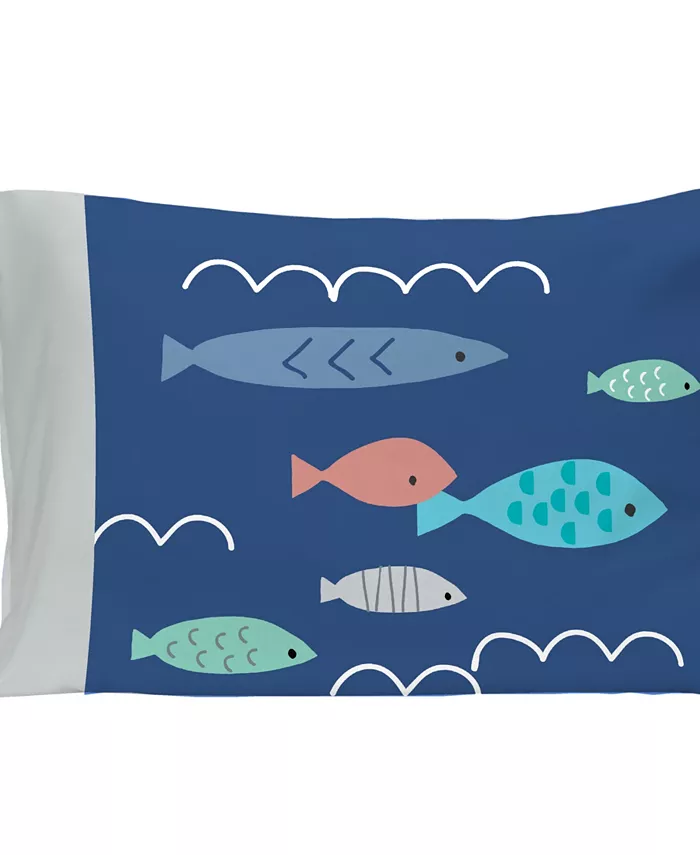 Everything Kids Shark 4-Piece Toddler Bedding Set