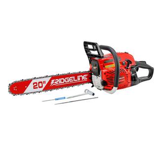 RIDGELINE 20 in. 52 cc Gas Chainsaw with Case 97005