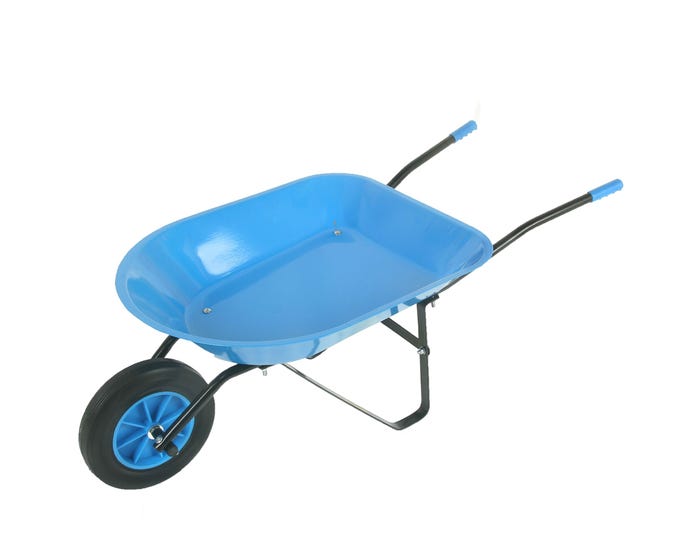 High Vis Blue Kids Wheelbarrow - KWBB