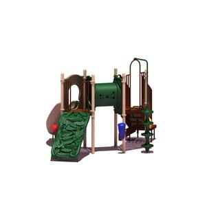 Ultra Play UPlay Today Deer Creek (Natural) Commercial Playset with Ground Spike UPLAY-002-N