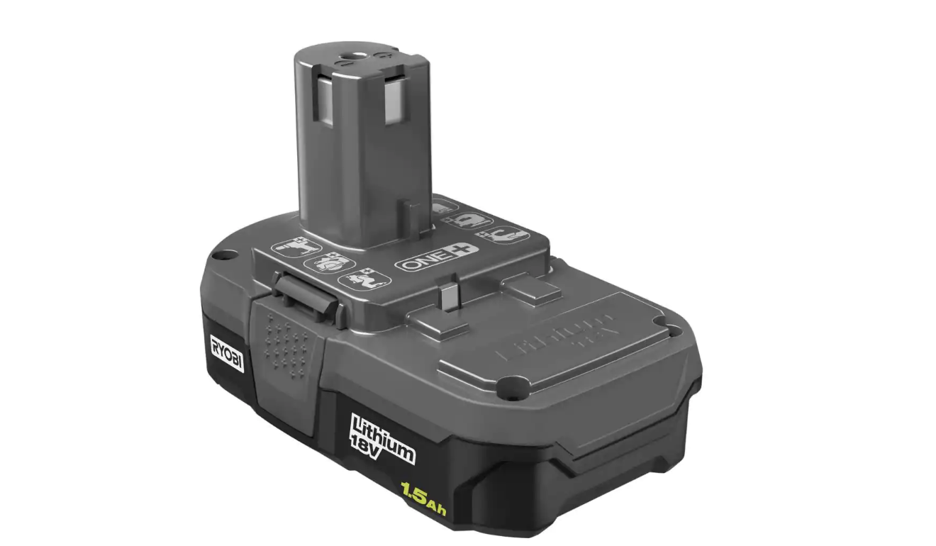 RYOBI P263K ONE+ 18V Cordless 3/8 in. Impact Wrench Kit with 1.5 Ah Battery and Charger