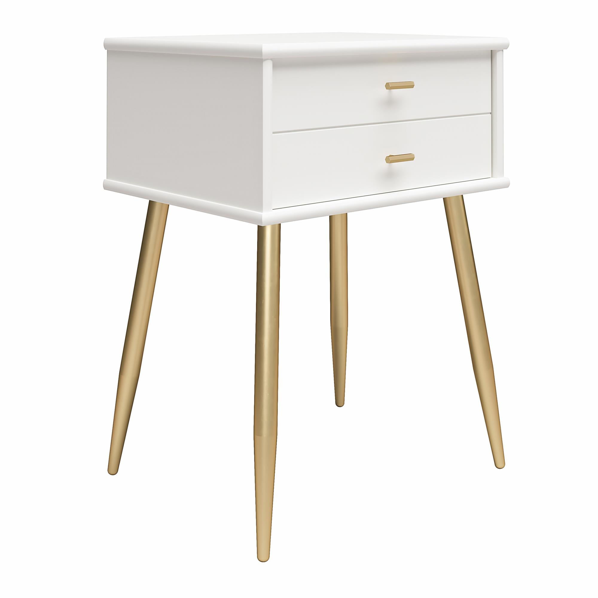 Little Seeds Valentina 1 Drawer Nightstand, White